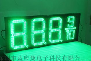 深圳廠家藍(lán)應(yīng)翔 引領(lǐng)加油站油價(jià)牌升級(jí)，打造高效戶外數(shù)字廣告新方案
